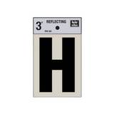 Letra h 3 pulg reflectiva