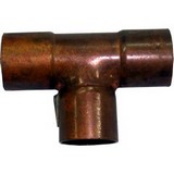 Tee de cobre 3/4 pulg (19.05 mm)