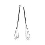Batidor manual acero inoxidable 18 cm