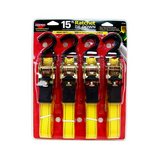 Cuerda de seguridad nylon con ratchet 15 pies (4.57 m) 4 pzas