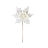 Pascua navideña color blanco de 61 cm