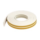 Empaque adhesivo de hule blanco 3/8 pulg x 17 pies (9.52 mm x 5.18 m)