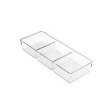 Organizador de gavetas plastico 12.7x33.02x5.72 centimetros