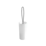Cepillo para inodoro plastico transparente