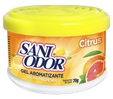 Aromatizante en gel saniodor citrico 70 gramos