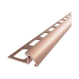 Moldura de aluminio para cerámica 12 mm bronce