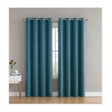 Cortina para ventana blackout color turquesa de 132x228.6 cm