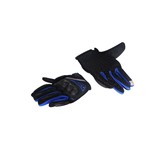 Par de guantes largos con protección para motociclista