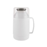 Termo plastico doble pared 500ml blanco indie