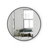 Espejo redondo hub 45.72 cm borde negro