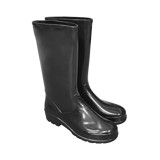 Botas negras de hule para mujer talla 40