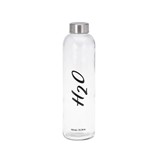 Botella para agua transparente 750 ml letras