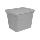 Caja organizadora 68 l color gris claro