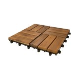Caja de piso de madera 30 x 30 cm