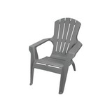 Silla adams adirondack gris neutro