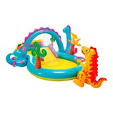 Piscina inflable interactiva 302x229x112 cms 290 lts