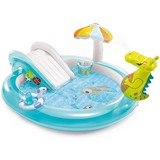 Piscina inflable interactiva 201x170x84 cms 160 lts