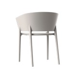 SILLA PLASTICA MODERNA 58X53X75CM GRIS AFRICA