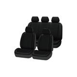 Forro para asiento de carro negro poliester 9 pzas