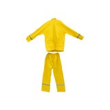 Traje para lluvia l naranja cinta reflectiva 2 pz