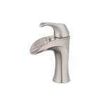 Grifo para lavamanos bajo monocomando niquel
