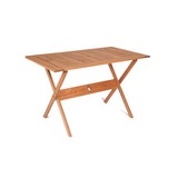 Mesa rectangular de madera 120x70 centimetros