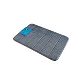 Alfombra para baño 40x60cm gris memory foam