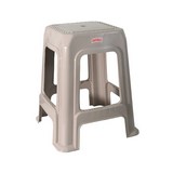 Banco plastico fuerte color beige