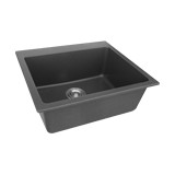 Fregadero de cuarzo gris 1 poceta