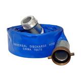 Manguera de descarga 2 pulg pvc plana 25 pies (50.8 mm x 7.62 cm)