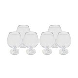 Set de copas de vidrio step 6 pzas 17 oz