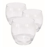 Set de 3 vasos de vidrio 10 oz