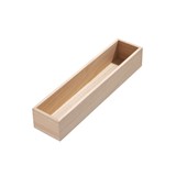 Caja organizadora de madera para gaveta 3.3 x 15 x 2.7 in