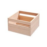 Caja organizadora madera eco 10 x 10 x 6.25 in