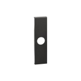 Cubretecla conector tv 1 módulo negro