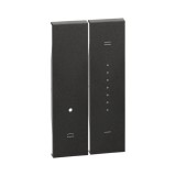 Cubre tecla para dimmer 1 módulo negro