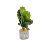 Planta artificial base mosaico 41 x 11.5 cm