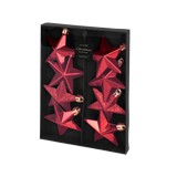 Adorno navideño colgante 65 mm estrella roja