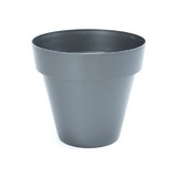 Maceta alta 10x18 centimetros antracita