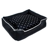 Cama para mascota 60 x 50 x 18 cm negro