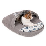 Cama para gato 37 x 45 x 51 cm gris