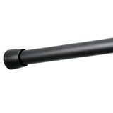 Tubo para cortina de baño 43-75 pulg (1.09 m x 1.91 cm) negro cameo