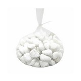 Piedras decorativas en bolsa blancas