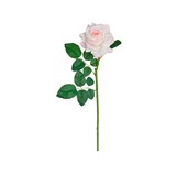 Flor artificial rosa blanca 24.5 in