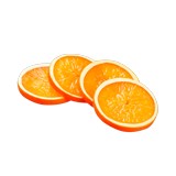 Vegetal plástico rodajas de naranja 3 in