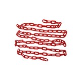 Cadena plastica 5mm roja