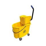 Carrito de limpieza 32lt amarillo sweep