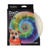 Juguete para mascota disco volador con luz led