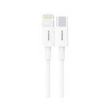 Cable apple lightning a usb tipo c blanco 1m