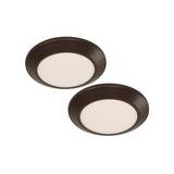 Lámpara de techo led chocolate 18w 2pcs 6500k